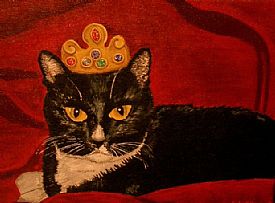 King Swishtail, becrowned.